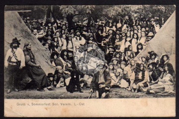 Gruss v. Sommerfest Soz. Verein Leipzig ca1905 