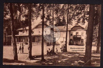 Langenbuch Mühltroff Plauen 1921 Restaurant 