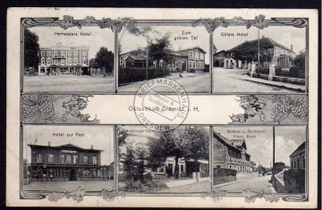 Grömitz Holstein 1909 Hotel zur Post Bäckerei 