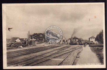 Pragerhof Pragersko Bahnhof Züge 1918 