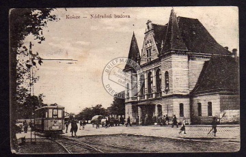 Kosice Nadrazna budova 1919 Košice 