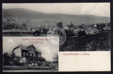 Volpriehausen 1908 Gasthof zum Sollinger Wald 