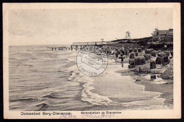 Ostseebad Berg Dievenow 1925 