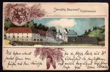 Schloß Neuenhof b. Lüdenscheid 1900 