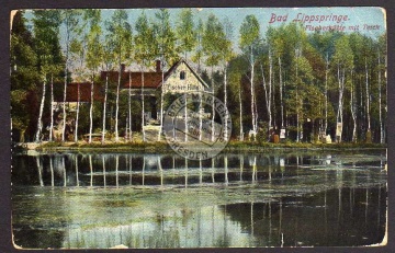 Bad Lippspringe Gasthaus Fischer Hütte 1926 