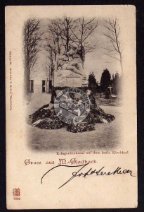 Mönchengladbach Kriegerdenkmal 1899 Kirchhof 