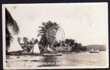 Panama 1925 Gulf of San Blas Tigre Village 