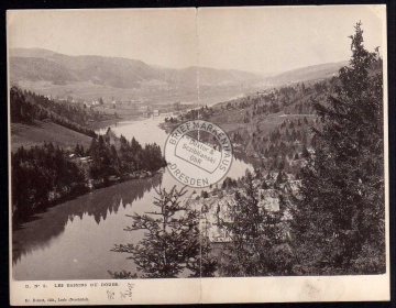 Klappkarte Les Bassins du Doubs 