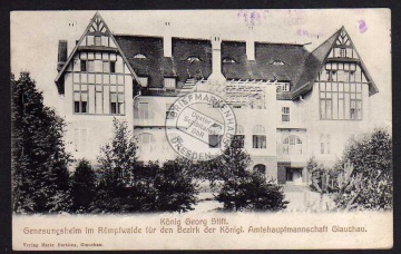 Glauchau Rümpfwalde Genesungsheim 1909 