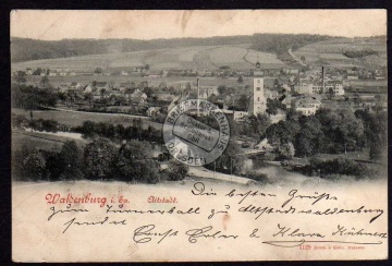 Waldenburg Altstadt 1901 