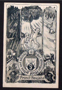 Berga 1909 Prosit Neujahr 