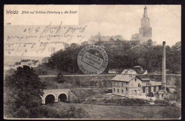 Weida Fabrik E-Werk ? Schloss 1900 