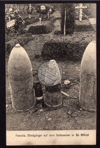 St. Mihiel 1916 Blindgänger auf d. Gottesacker 