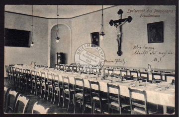 Freudenhain Speisesaal des Pensionates 1909 