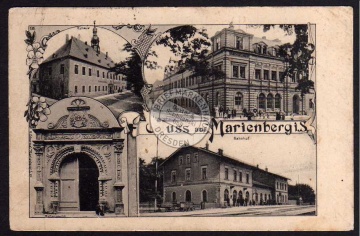 Marienberg i.S. Bahnhof Amtshauptmannschaft 