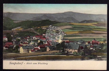 Saupsdorf Blick vom Wachberg 1921 