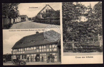 Löhsten Gasthaus zum deutschen Kaiser 1924 