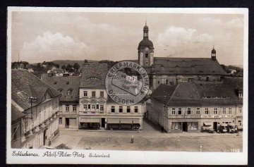 Schluckenau Adolf Hitler Platz Conditorei Wein 