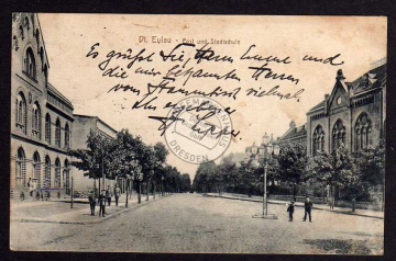 Deutsch Eylau Ilawa Post Stadtaschule 1916 