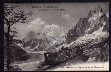 Chamonix Mer de glace Eisenbahn Zug Chemin de 