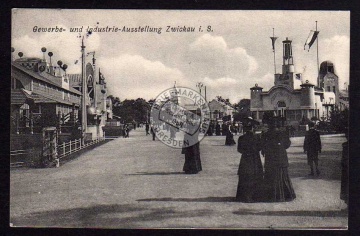 Zwickau Sa. 1906 Gewerbeausstellung 