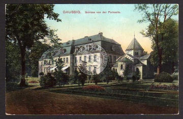 Gaussig Schloss v.d. Parkseite 1911 