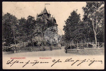 Warnsdorf Burgsbergwarte 1906  Varnsdorf 