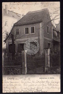 Leipzig Schillerhaus in Gohlis 1903 
