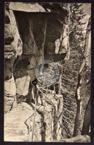 Felsenweg Hochvogesen Schlucht 1916 