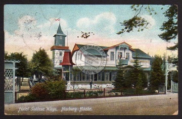 Harburg Haake 1912 Hotel Goldene Wiege Cafe 