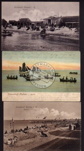 3 AK Ostseebad Dahme Holstein StrandBoote 1908 