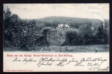 Bad Rehburg Kloster Heilanstalt 1908 