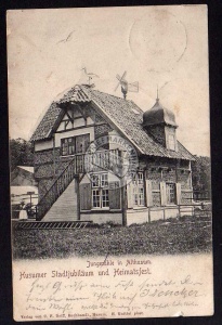 Althusum Jungmühle Windmühle Mole a. Dach 1903 