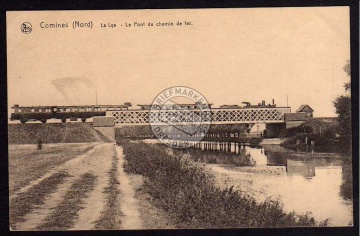 Comines Nord La Lys - Le Pont du chemin de fer 