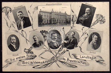 Sozialdemokraten Landtag Liebknecht Ströbel .. 