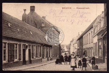 Wervik Nieuwstraat. 1916 Wervicq 