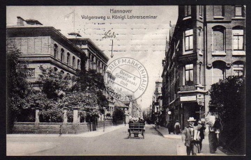 Hannover Volgersweg Lehrerseminar 1909 Möhring 