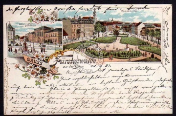 Fürstenwalde Spree Kirche Kaiserplatz 1897 