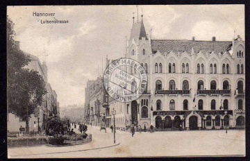 Hannover 1906 Luisenstrasse Grand Hotel Restau 