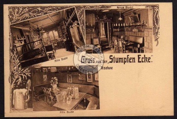 Itzehoe Gasthaus Stumpfe Ecke Alte Bude 1917 