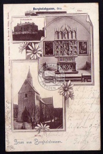 Borgholzhausen Volksschule Kirche Altar 1902 