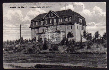 Tanne Harz Erholungsheim Villa Johanna 1921 