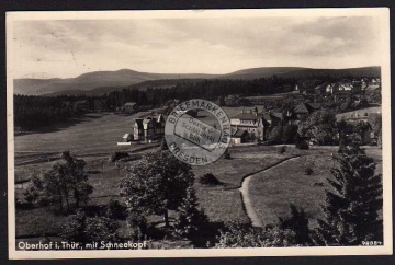 Oberhof 1940 mit Schneekopf 