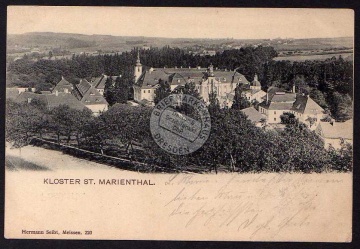 Kloster St. Marienthal 1905 Bahnpost Zittau 