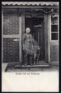 Schäfer Ast aus Radbruch mit Hund 1908 