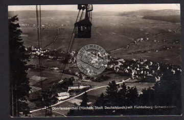 Oberwiesenthal Fichtelberg Schwebebahn 1927 