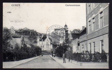 Guben Gartenstrasse 1907 