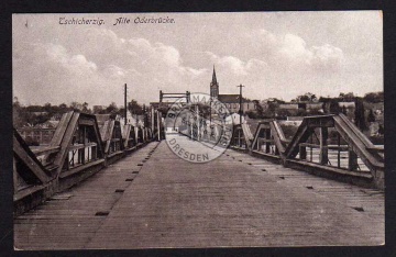 Tschicherzig Alte Oderbrücke 1933 