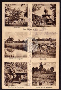 Bad Sülze Windmühle Mole Recknitz Kurhaus 1927 