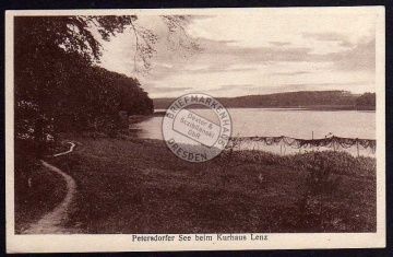 Kurhaus Lenz Petersdorfer See Plauer See 1930 